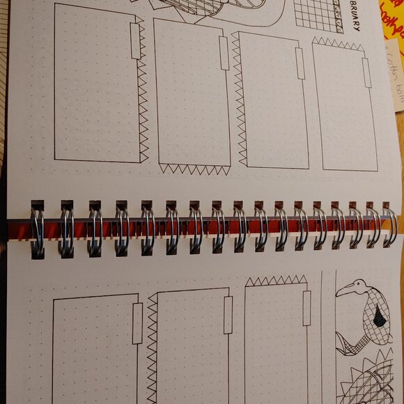 PLANNER_WELLIN Unique Weekly Planner Brand New 193 Pages Hard Cover Spiral Pages - Picture 6 of 7